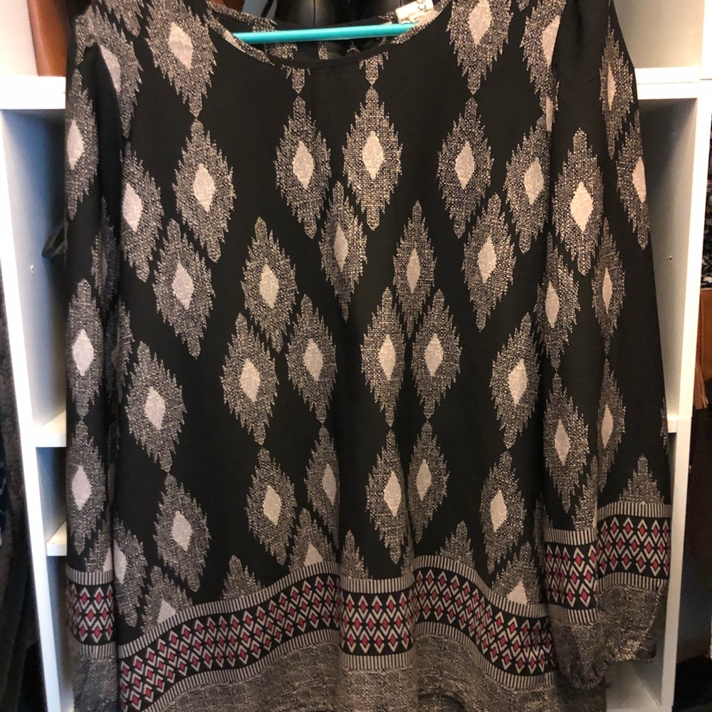 Patterned Blouse